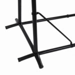 Вешалка напольная "Алла", 1,82 м, 22 крючка, металл, черная — изображение 3