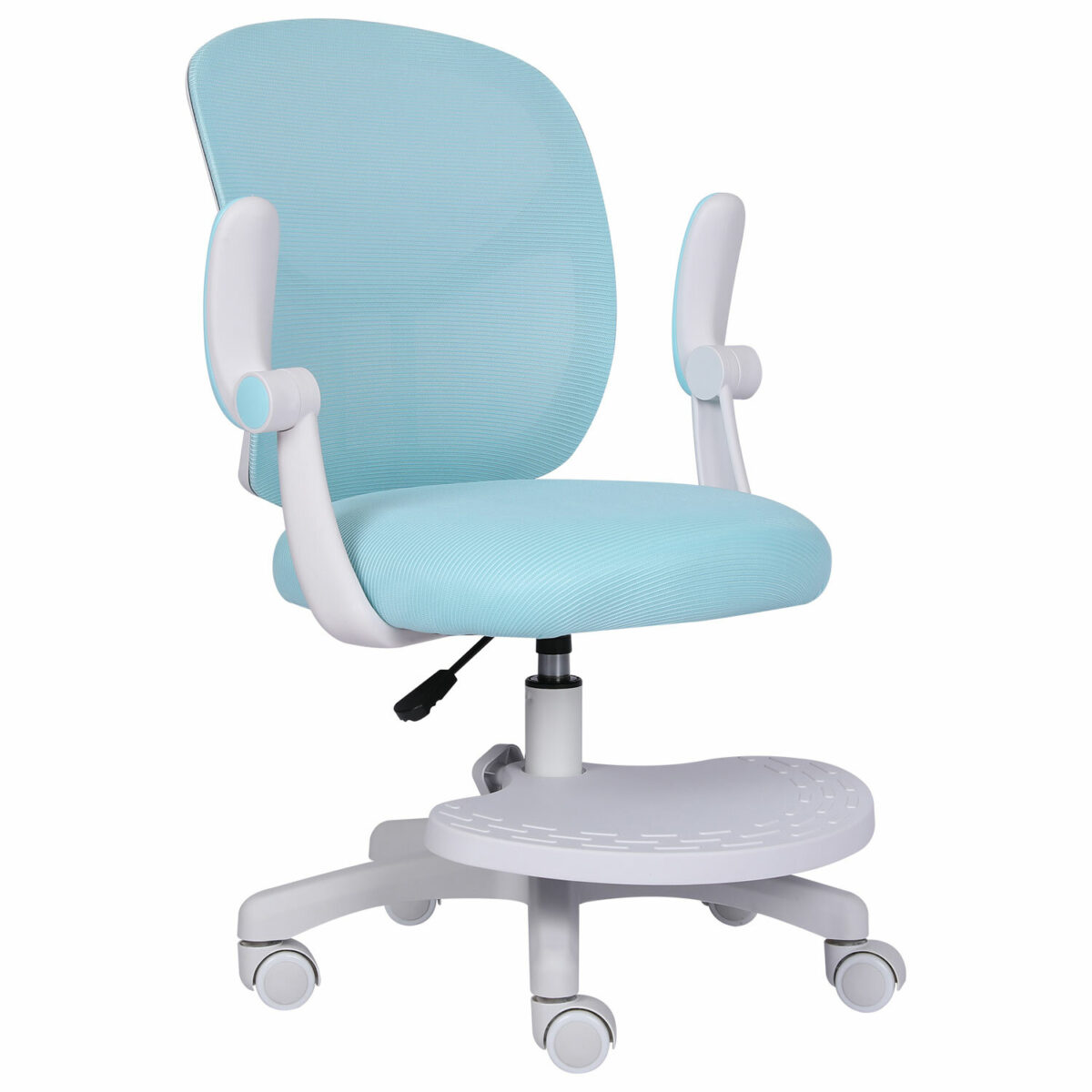 Кресло детское с подставкой для ног BRABIX "Toy MG-205", сетка/ткань TW, голубое, 533152 — изображение 9