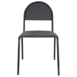 Стул для посетителей "Серна", черный каркас, ткань серая, СМ 7/22 Т-08 — изображение 2