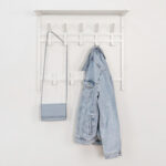 Вешалка настенная с полкой 2 яруса "Торонто-22", 585х670х270 мм, 9 крючков, металл, белая, ВСПТ22 Б — изображение 2