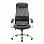 Кресло офисное BRABIX PREMIUM "Stalker EX-608 CH", хром, ткань-сетка/кожзам, черное, 532091 — изображение 2