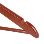 Вешалки-плечики, размер 48-50, КОМПЛЕКТ 5 шт., дерево, перекладина, цвет вишня, BRABIX "Стандарт", 601161 — изображение 4