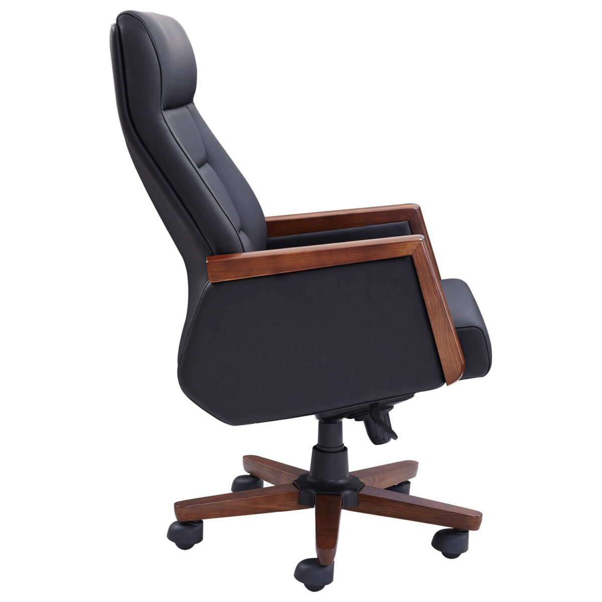 Кресло HAWASAN (ХАВАСАН) "Overlord EX-770", мультиблок, дерево, натуральная кожа, черное, 532934 — изображение 6