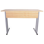Стол-парта 2-местный нерегулируемый "Умник", 1200х500х760 мм, рост 6, серый каркас, ЛДСП клён — изображение 3