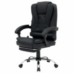 Кресло офисное CROMEX (КРОМЕКС) "Lounge MS-007", подножка, 6 массажных модулей, экокожа, черное, 532960 — изображение 8