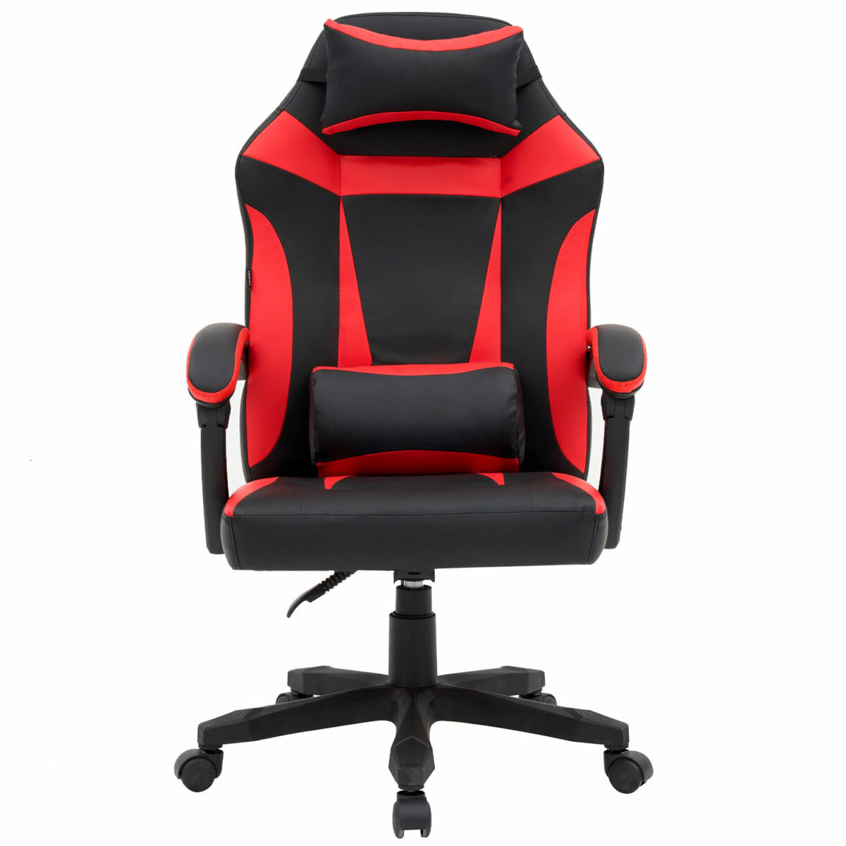 Кресло компьютерное CROMEX (КРОМЕКС) "Start GM-105", две подушки, экокожа, черное/красное, 532957 — изображение 4