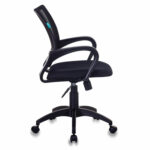 Кресло CH-695N/BLACK, с подлокотниками, сетка, черное — изображение 4