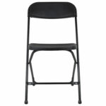Стул складной BRABIX "Golf CF-002", черный каркас, пластик черный, 531563 — изображение 4