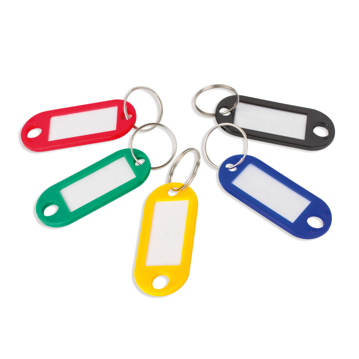 Бирки для ключей КОМПЛЕКТ 100 шт., длина 52 мм, инфо-окно 32х15 мм, цвет ассорти, STAFF, 237730 — изображение 6
