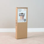 Вешалка настенная с полкой "Торонто-21", 270х670х270 мм, 5 крючков, металл, белая, ВСПТ21 Б — изображение 4