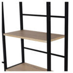 Стол на металлокаркасе BRABIX "LOFT CD-005",1200х520х1200 мм, 3 полки, цвет дуб натуральный, 641223 — изображение 7