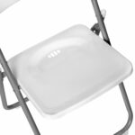 Стул складной BRABIX "Golf Lite CF-017", серебристый каркас, пластик белый, 532896 — изображение 11