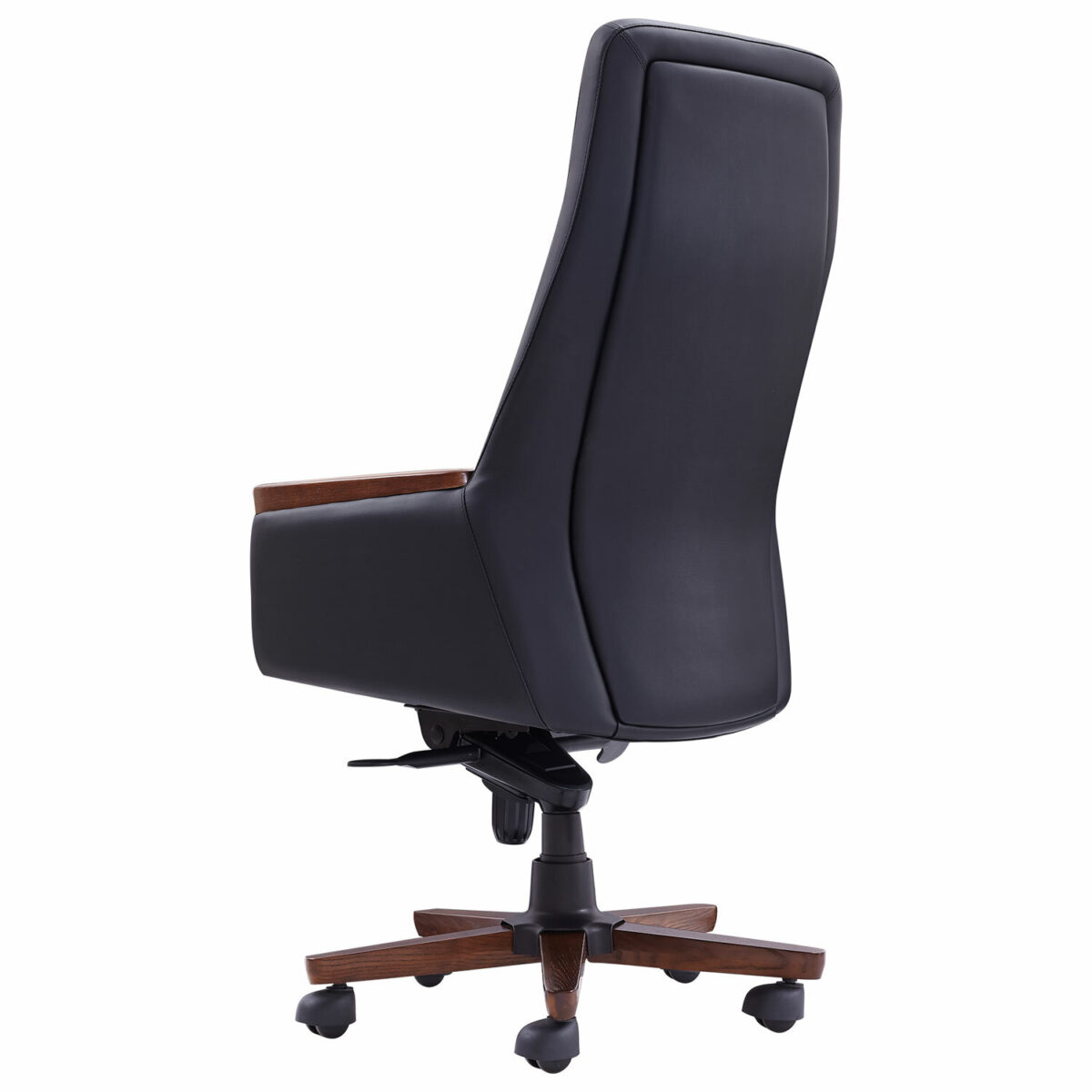 Кресло HAWASAN (ХАВАСАН) "Desire EX-771", мультиблок, дерево, натуральная кожа, черное, 532935 — изображение 4