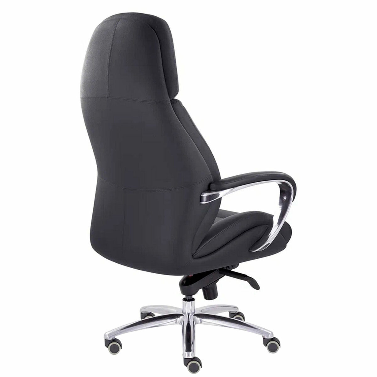 Кресло офисное "EPIK" A-181-G, мультиблок, натуральная кожа, черное — изображение 5