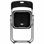 Стул складной BRABIX "Golf Lite CF-017", серебристый каркас, пластик чёрный, 532895 — изображение 7