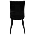 Стул BRABIX "Novita CF-060", экокожа черная, каркас металлический усиленный черный, 532781 — изображение 6