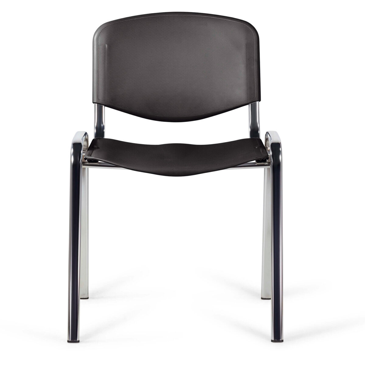 Стул STAFF "Iso Plast CF-009", хром каркас, пластик черный, 532571 — изображение 3