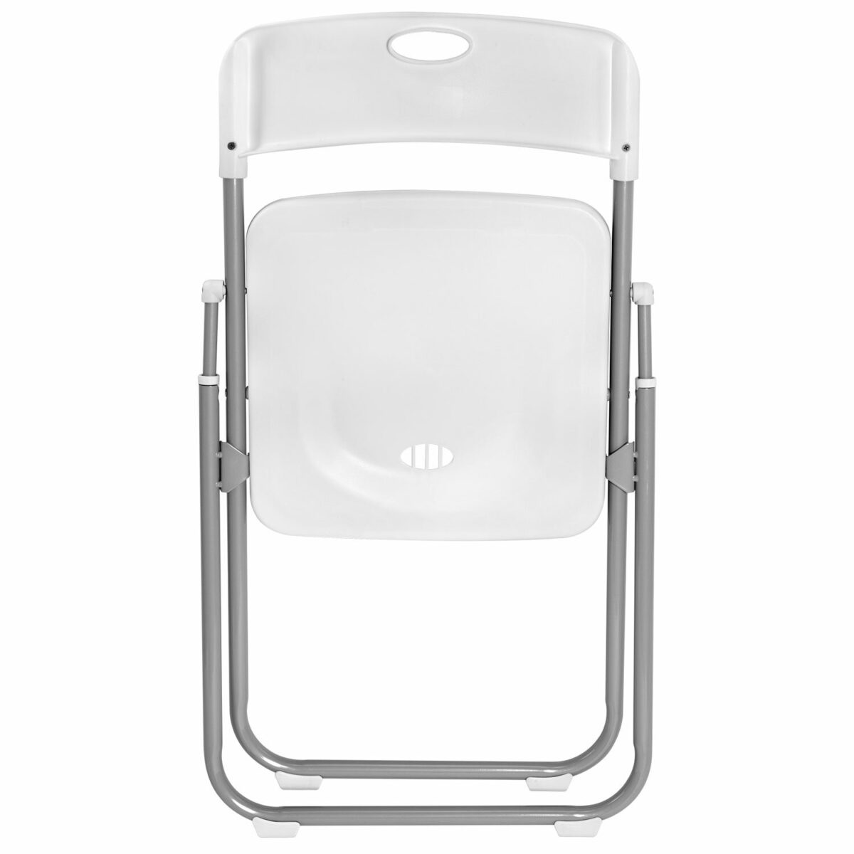 Стулья складные BRABIX "Golf Lite CF-017", КОМПЛЕКТ 4 шт., серебристый каркас, пластик, белый, 533035 — изображение 8