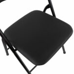 Стул складной BRABIX "Golf CF-007", черный каркас, кожзам черный, 531565 — изображение 10