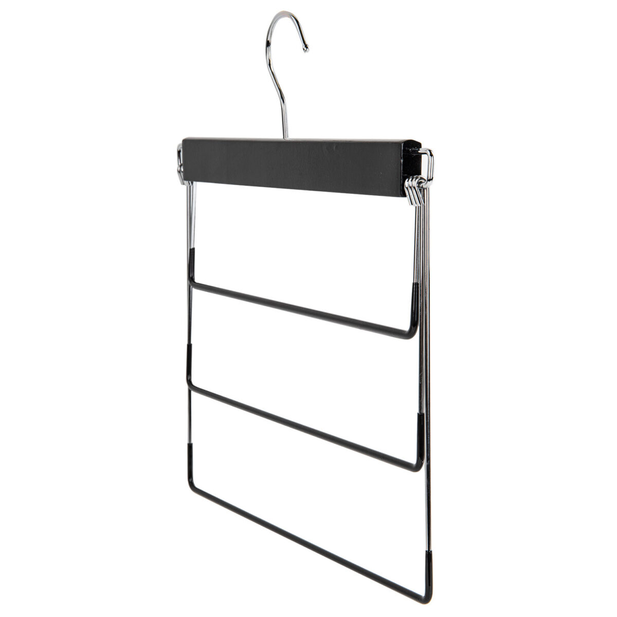 Вешалка-плечики качели 3 секции, металлическая, для юбок и брюк, ПВХ-покрытие, BRABIX, 607473 — изображение 6