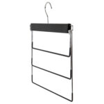 Вешалка-плечики качели 3 секции, металлическая, для юбок и брюк, ПВХ-покрытие, BRABIX, 607473 — изображение 6