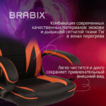 Кресло компьютерное BRABIX "Accent GM-161", TW/экокожа, черное/оранжевое, 532577, 7083505 — изображение 8