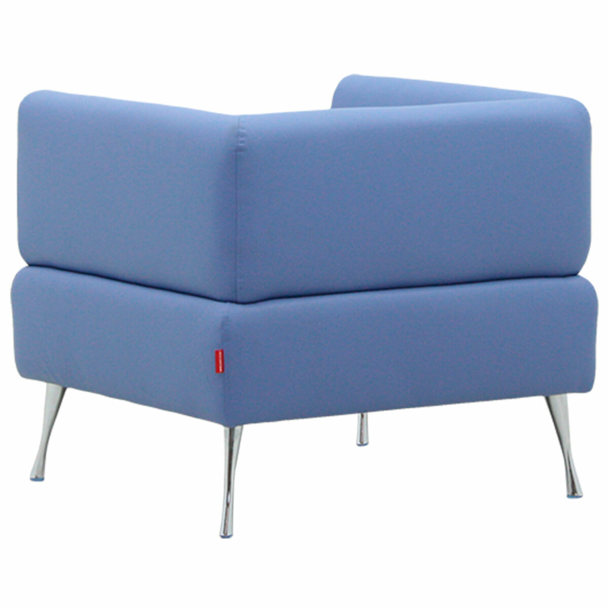 Кресло мягкое "Норд", "V-700", 820х720х730 мм, c подлокотниками, экокожа, голубое — изображение 4