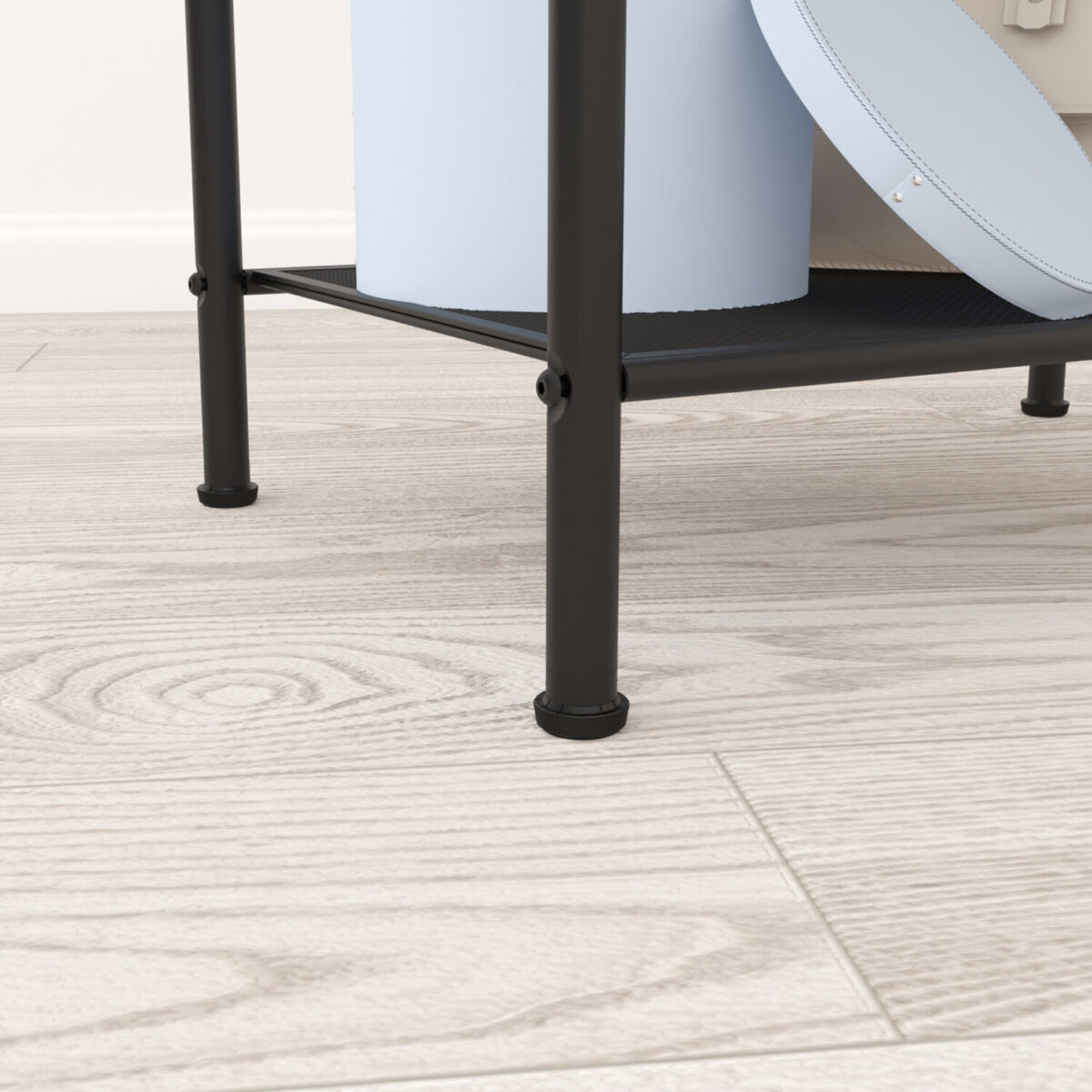 Стеллаж на металлокаркасе "Валенсия-13", 455х300х855 мм, 3 полки, черный, СТВ13 Ч — изображение 6