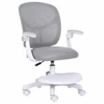 Кресло детское с подставкой для ног BRABIX "Toy MG-205", сетка/ткань TW, серое, 533153