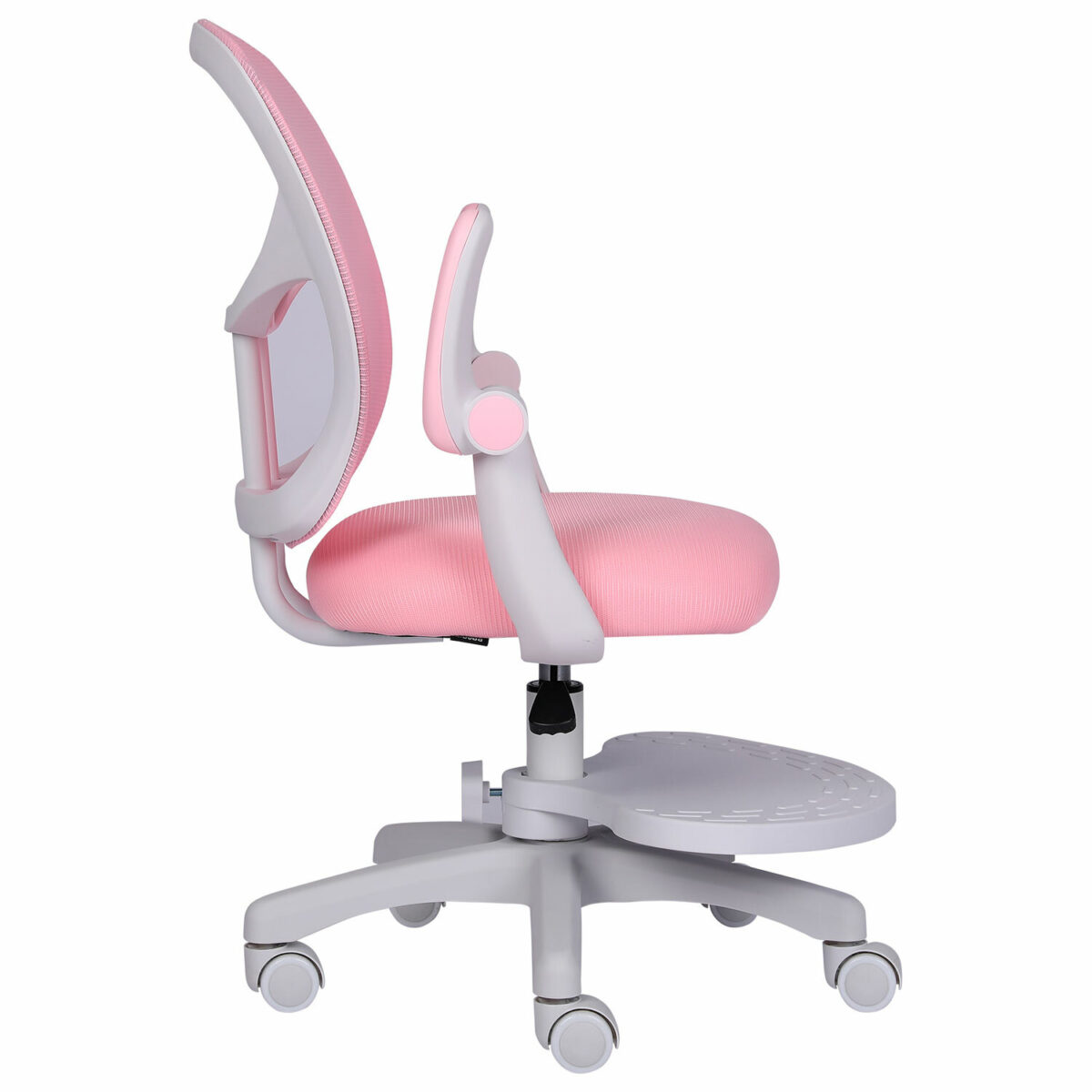 Кресло детское с подставкой для ног BRABIX "Toy MG-205", сетка/ткань TW, розовое, 533151 — изображение 4