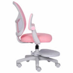 Кресло детское с подставкой для ног BRABIX "Toy MG-205", сетка/ткань TW, розовое, 533151 — изображение 4