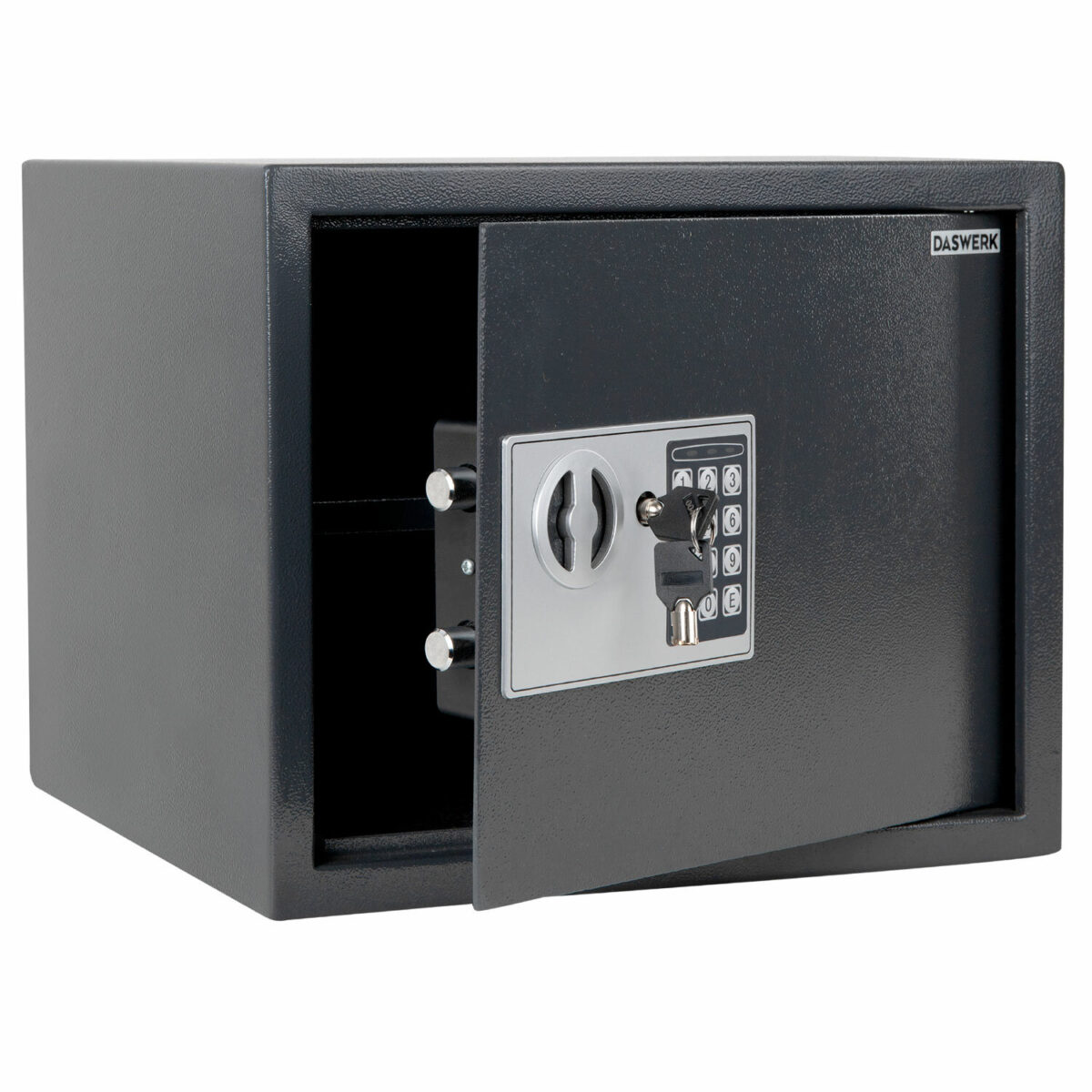 Сейф мебельный DASWERK (ДАСВЕРК) SC-300EL (300х380х300 мм), электронный замок, графит, 291346 — изображение 1