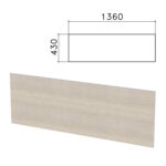 Экран-перегородка "Бюджет", 1360х16х430 мм, БЕЗ ФУРНИТУРЫ, дуб шамони светлый, 402667-430