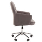 Кресло офисное Chairman CH 130, велюр, темно-серое, 7142119 — изображение 4