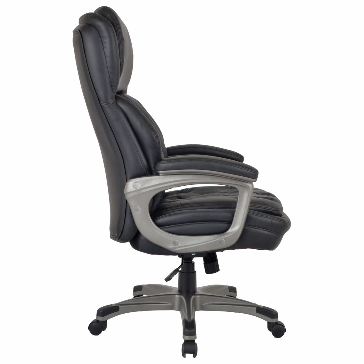 Кресло BRABIX PREMIUM "Regal EX-557", НАГРУЗКА до 150 кг, пружинный блок, экокожа, черный, 532945 — изображение 2