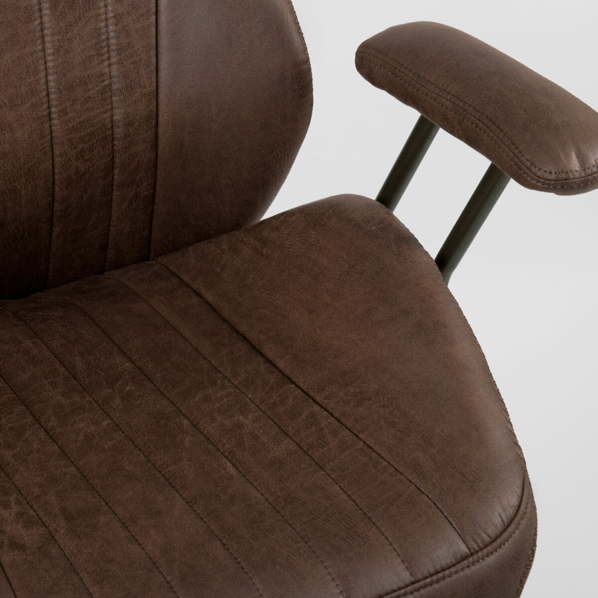 Кресло BRABIX PREMIUM "Arizona EX-573", синхромеханизм, искусственная замша, коричневый, 532944 — изображение 10