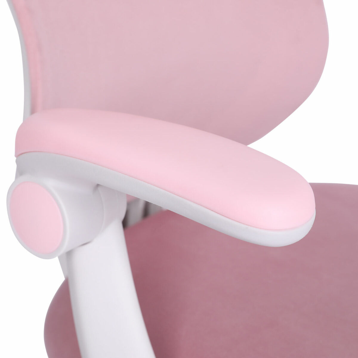 Кресло детское с подставкой для ног BRABIX "Sky MG-206", велюр, розовое, 533154 — изображение 13