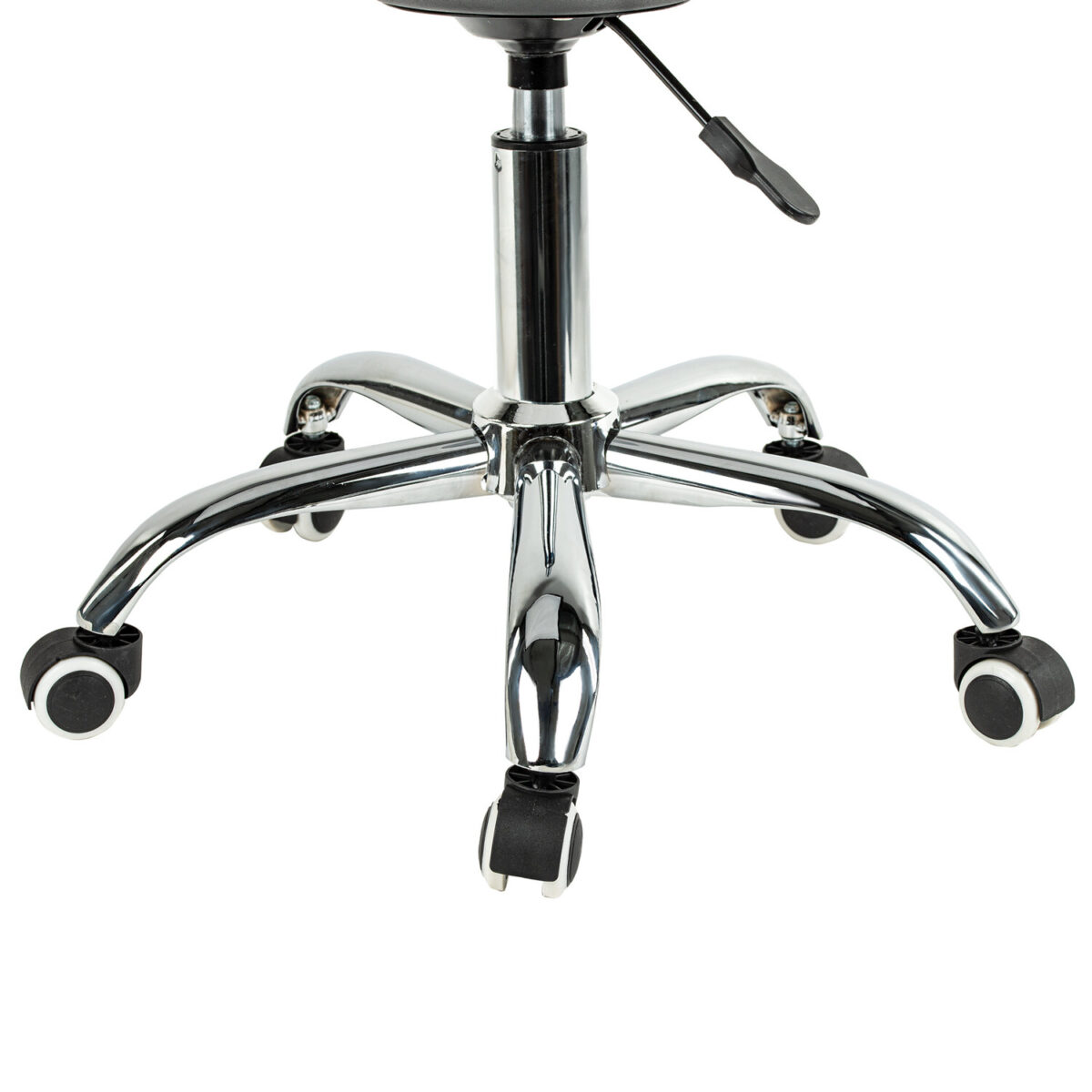 Кресло стул BRABIX "Eames MG-310 CH", хром, пластик белый, ткань серая, 532924 — изображение 5