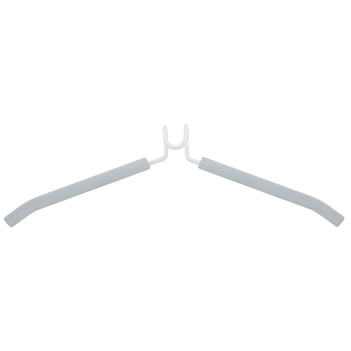 Вешалка-плечики трансформер 2 КОМПЛЕКТА (10 плечиков) металл с покрытием, белые, BRABIX, 880786 — изображение 4