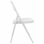 Стул складной BRABIX "Golf Plus CF-003 КОМФОРТ", белый каркас, кожзам белый, В КОРОБЕ, 533028 — изображение 6