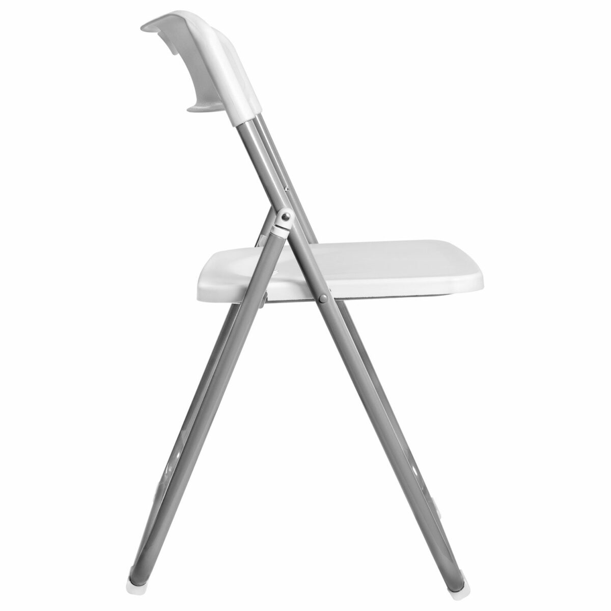 Стулья складные BRABIX "Golf Lite CF-017", КОМПЛЕКТ 4 шт., серебристый каркас, пластик, белый, 533035 — изображение 6