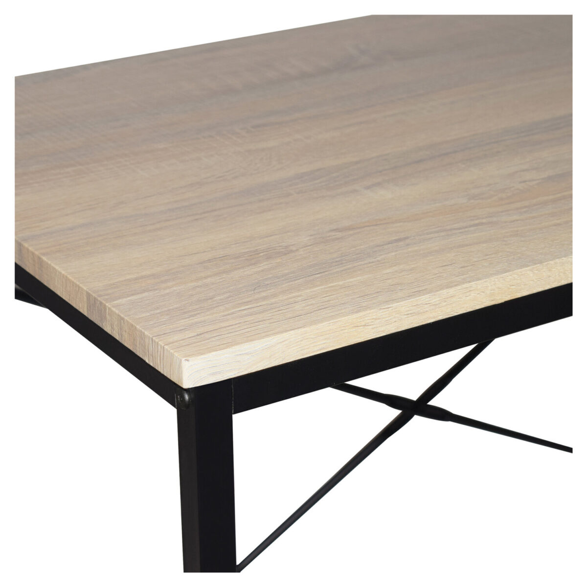 Стол на металлокаркасе BRABIX "LOFT CD-005",1200х520х1200 мм, 3 полки, цвет дуб натуральный, 641223 — изображение 5