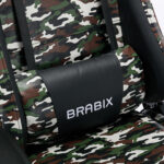 Кресло компьютерное BRABIX "Military GM-140", две подушки, экокожа, черное с рисунком милитари, 532802 — изображение 11