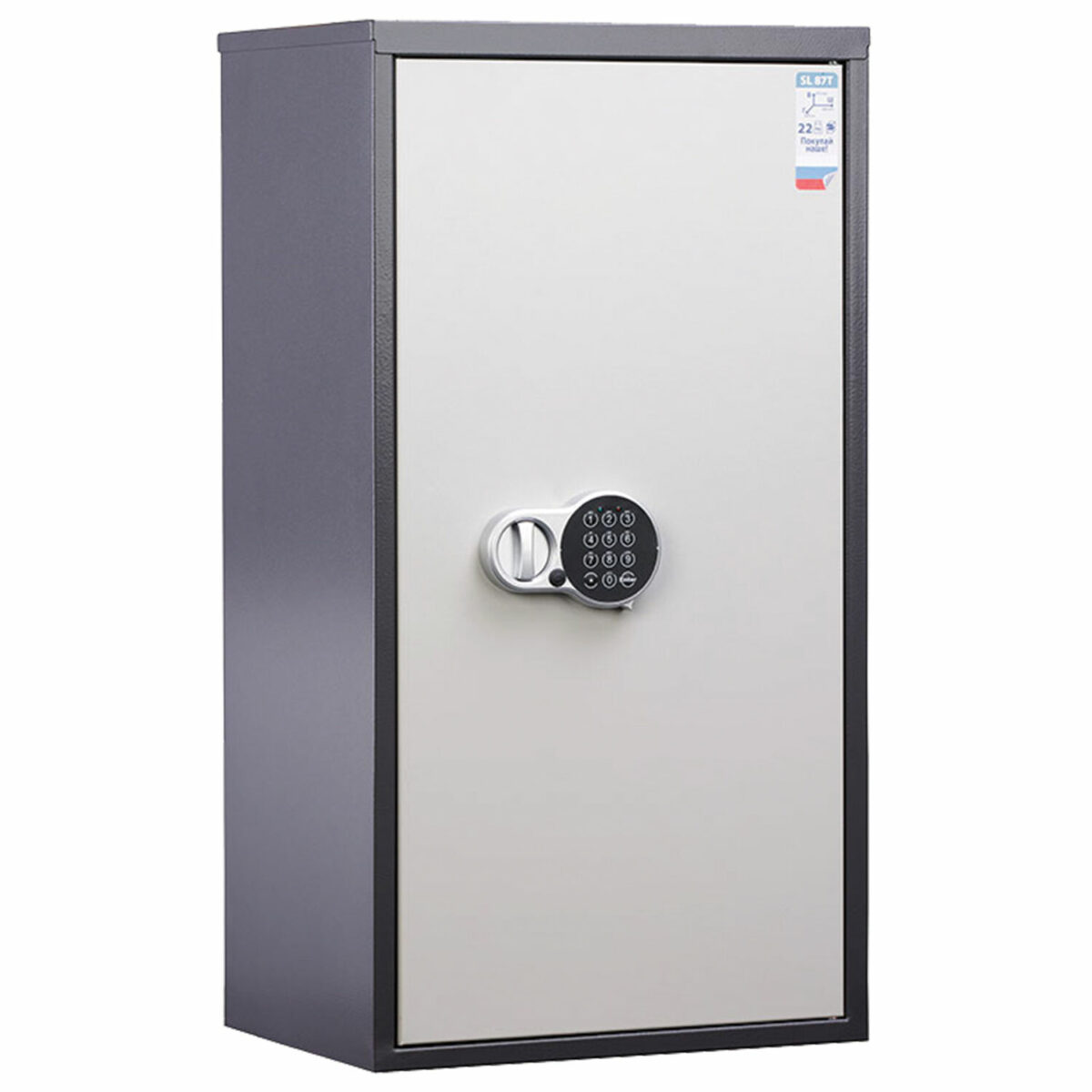 Шкаф металлический для документов AIKO "SL-87ТEL" ГРАФИТ, 870х460х340 мм, 21 кг, S10799090902 — изображение 2