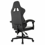 Кресло компьютерное BRABIX "Shooter GM-123", 2 подушки, экокожа, черное/белое, 533191 — изображение 5