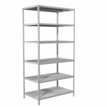 Стеллаж металлический BRABIX "MS 220/30-6", 2200х1000х300 мм, 6 полок, 291373 — изображение 2