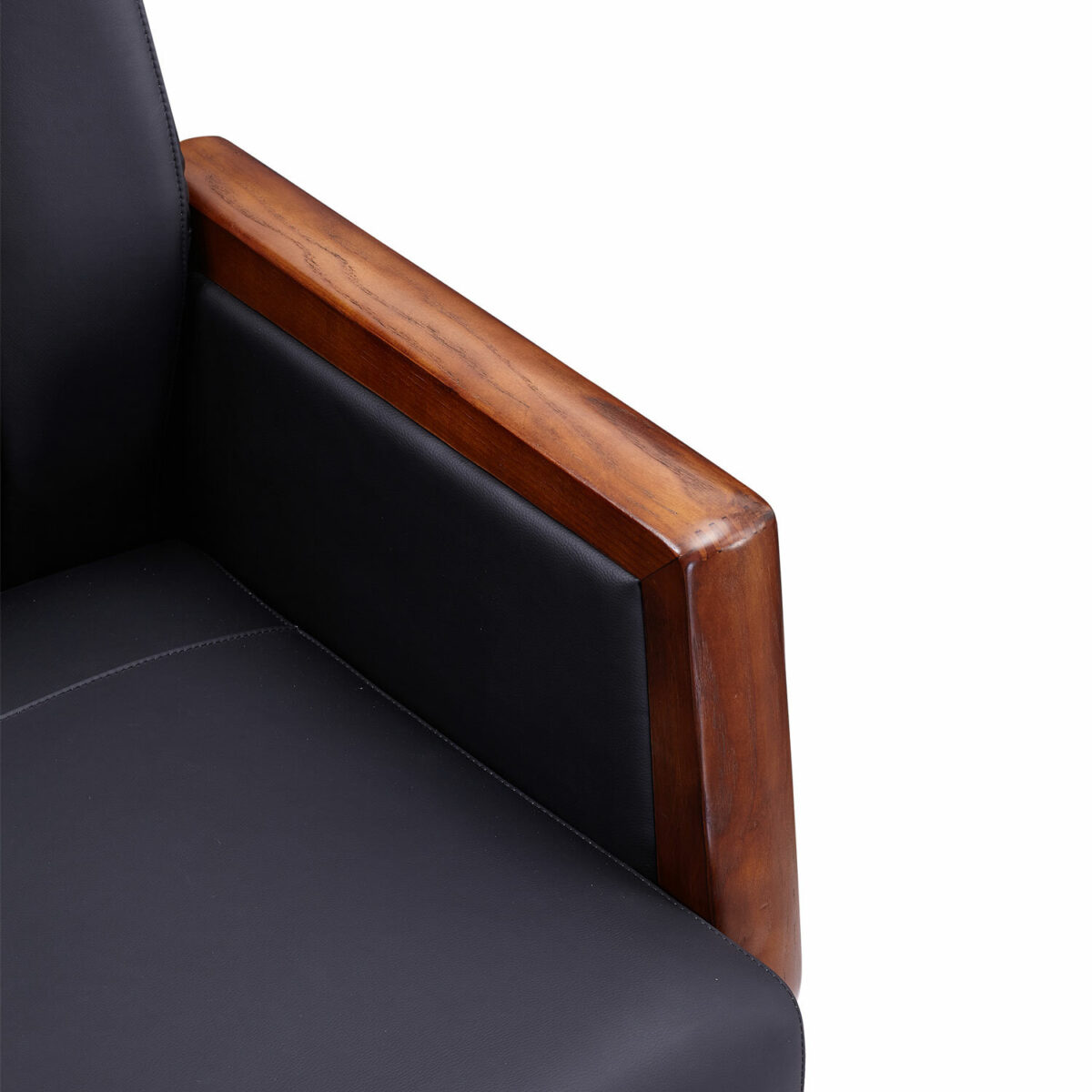 Кресло HAWASAN (ХАВАСАН) "Overlord EX-770", мультиблок, дерево, натуральная кожа, черное, 532934 — изображение 10