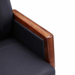 Кресло HAWASAN (ХАВАСАН) "Overlord EX-770", мультиблок, дерево, натуральная кожа, черное, 532934 — изображение 10