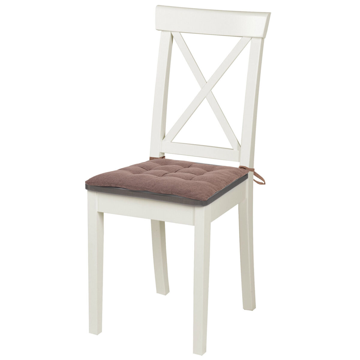 Подушка на стул "РОГОЖКА", 40x40 см, полиэстер, коричневая, PRIMILA (ПРИМИЛА) LUX, 700501 — изображение 3