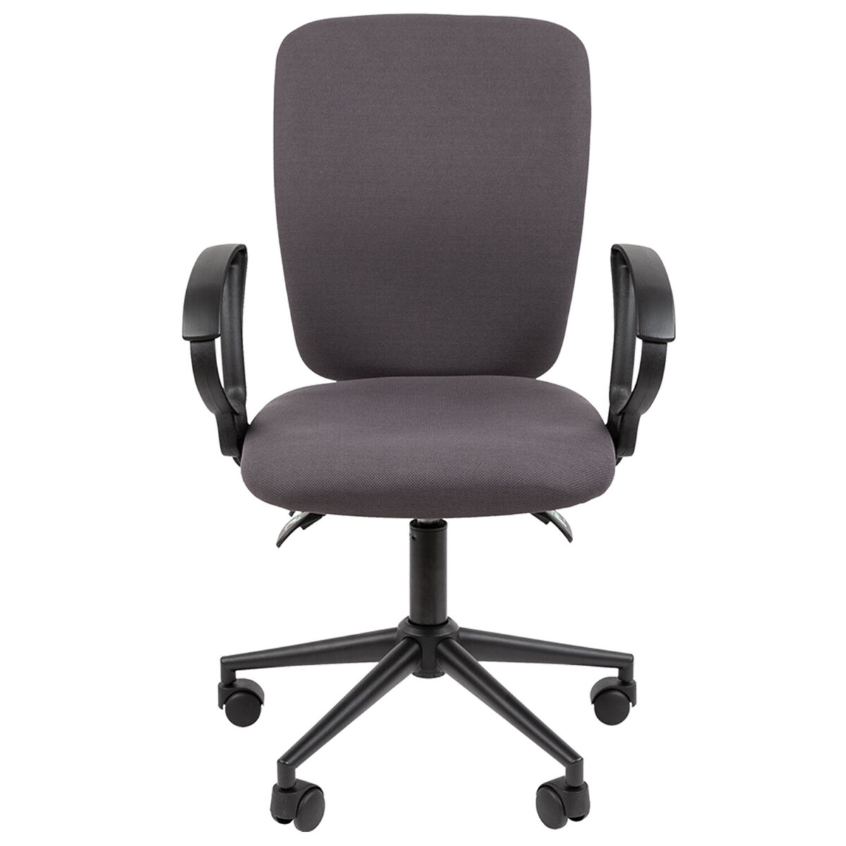 Кресло офисное Chairman CH 9801, пятилучие металл, ткань, серое, 7150936 — изображение 3